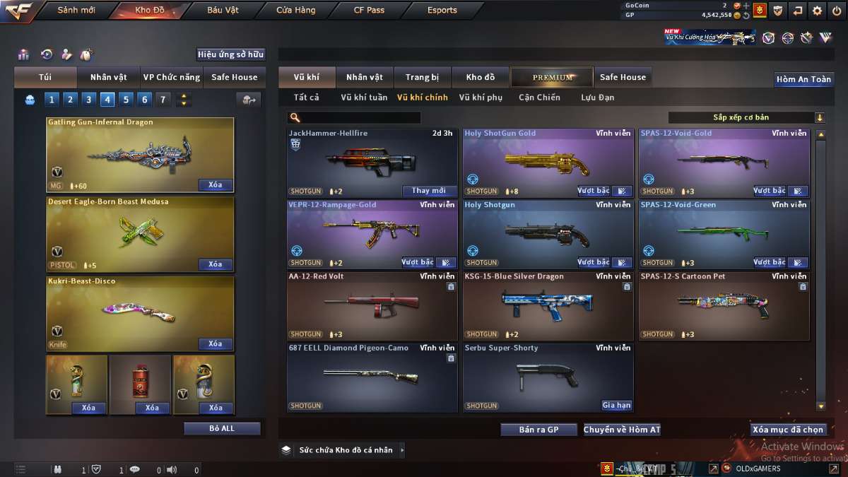 shop acc cf uy tin gia re